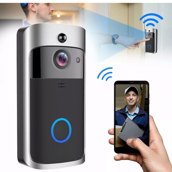 Wireless WiFi Video Doorbell Smart Phone DoorRing - Picture 6 of 7